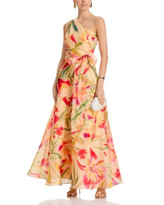 One Shoulder Ball Gown