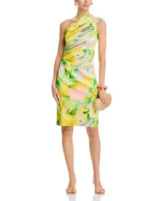 One Shoulder Sheath Dress