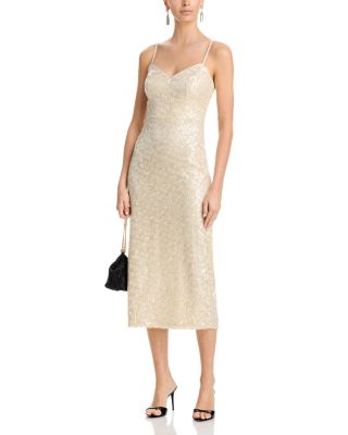 Sequin Sweetheart Midi Dress