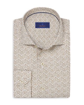 Micro Paisley Print Shirt
