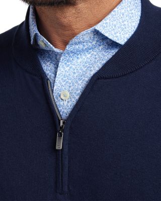 Skipper Cotton Silk Quarter Zip Sweater