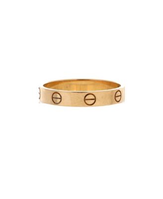 Love Wedding Band Ring 18K Gold