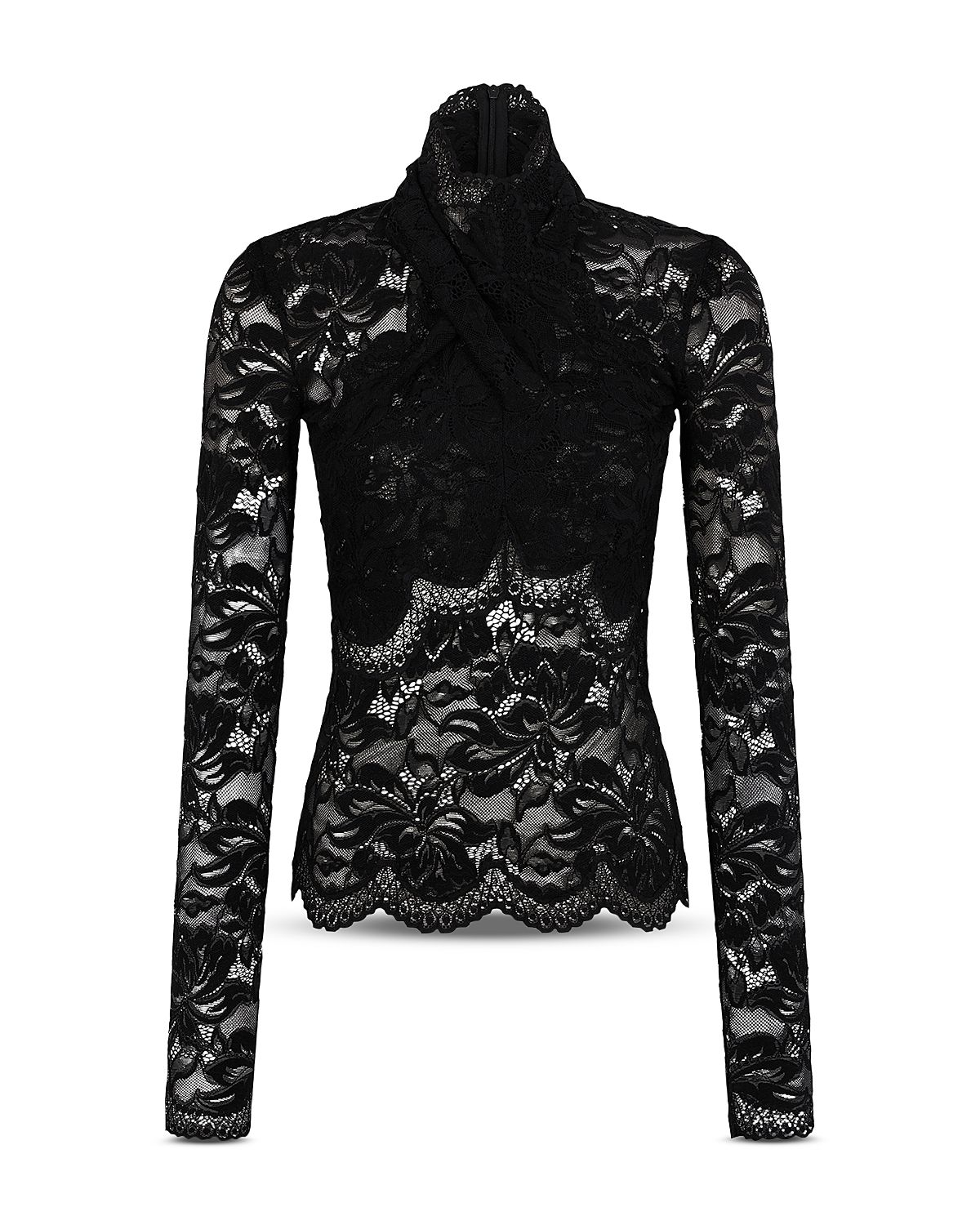 Rabanne Lace Long Sleeve Top