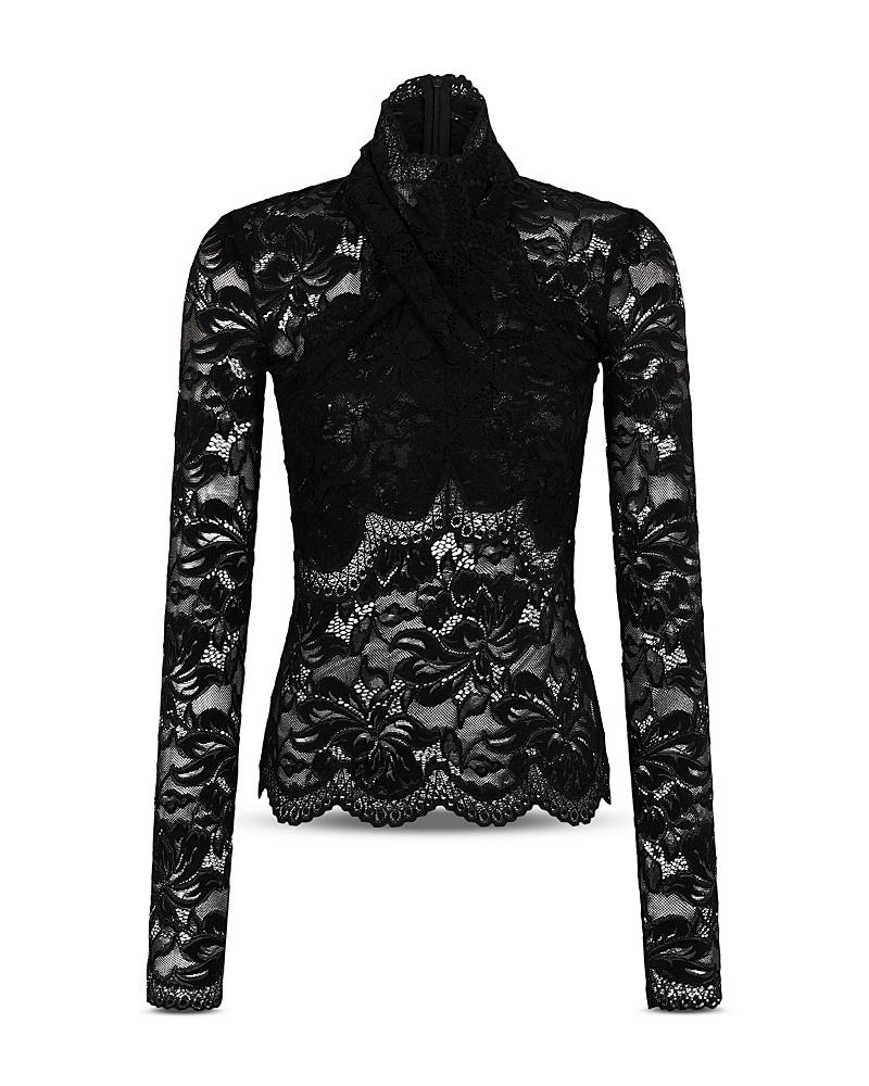 Rabanne Lace Long Sleeve Top