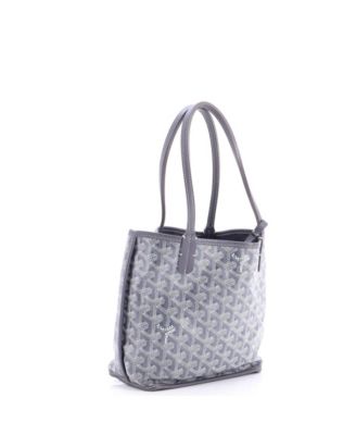 Mini Anjou Reversible Tote Coated Canvas