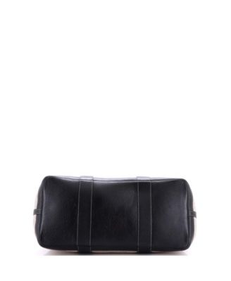 36 Garden Party Tote Toile and Leather