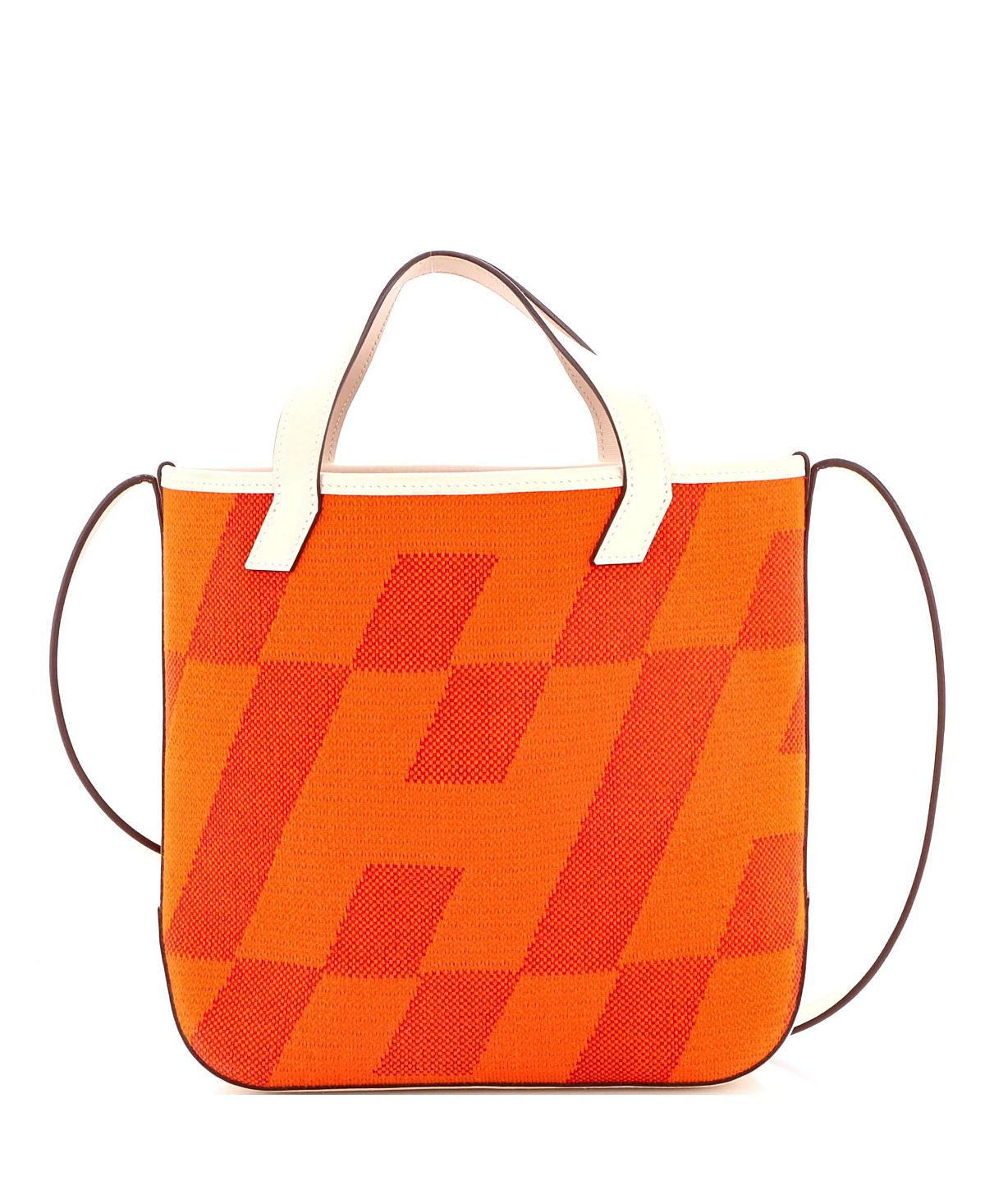Pre-Owned HERMES 27 Cabas H en Biais Tote Canvas with Leather