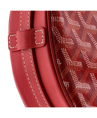 Hirondelle Shoulder Bag Coated Canvas and Leather