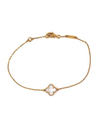 Sweet Alhambra Bracelet 18K Gold and Mother of Pearl