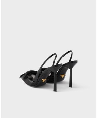 Women's Mesh Fabric Slingback Pumps