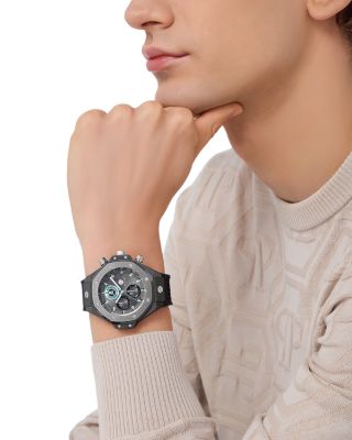 Chrono Royal Silicone Strap Watch, 46mm
