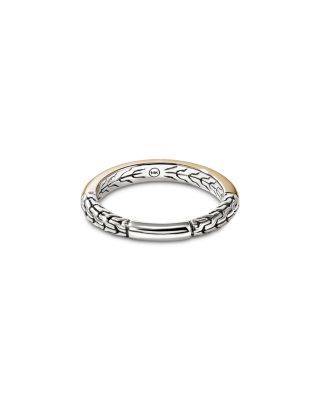 14K Yellow Gold & Sterling Silver JH Essentials Two-Tone Band