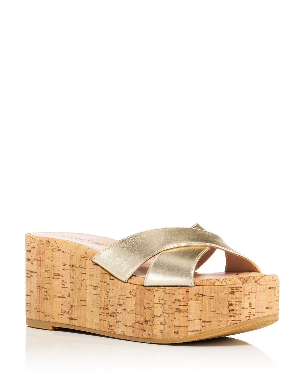 Stuart Weitzman Women's Dayna Wedge Slide Sandals
