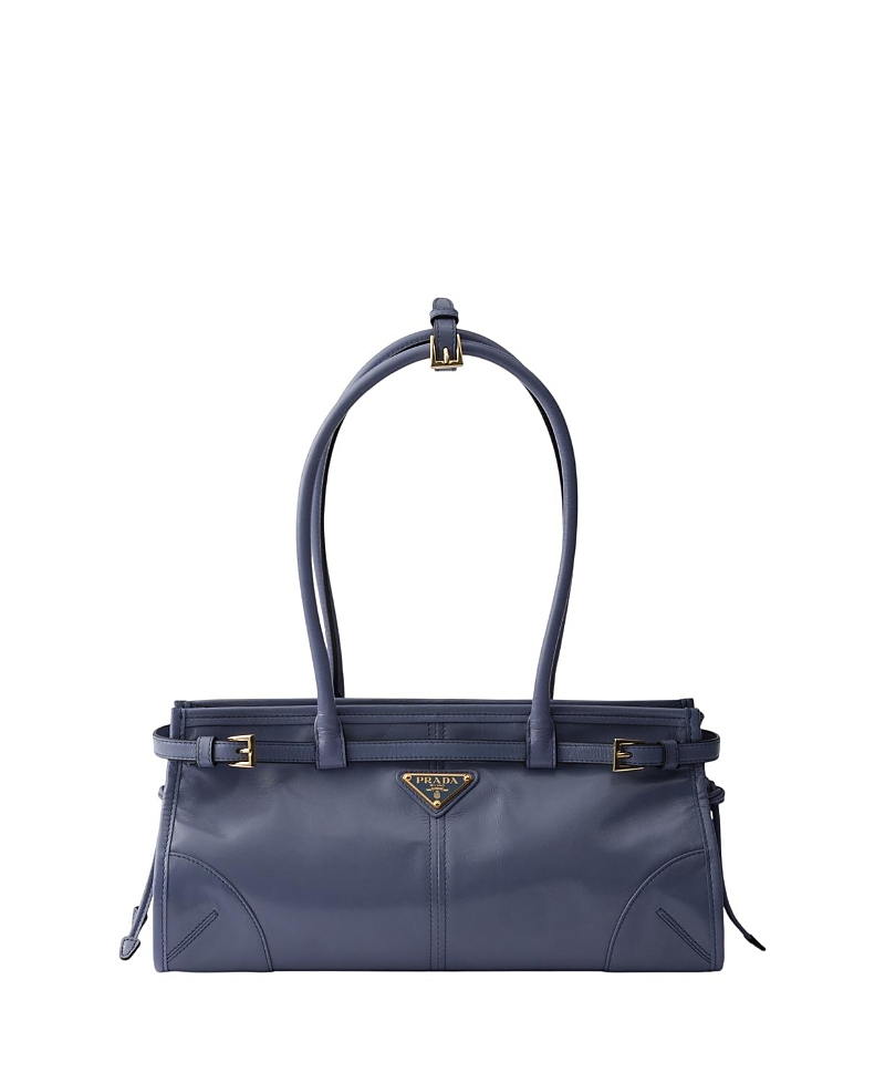Prada Bonnie Medium Convertible Leather Shoulder Handbag