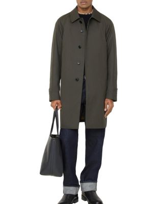 Mid-length Tropical Gabardine Camden Car Coat