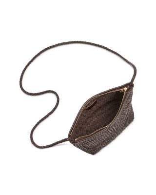 Signature Woven Leather Crossbody Bag