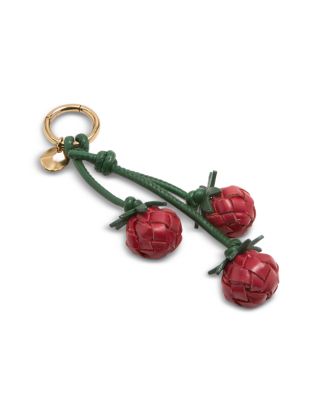 Tomato Leather Bag Charm