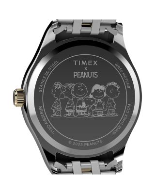 x Peanuts&reg; Legacy Bowtie Stainless Steel Bracelet Watch, 34mm