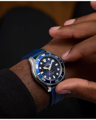 Deepwater Meridian 200 HNBR Rubber Strap Watch, 38mm