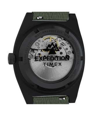 Expedition&reg; Capstone Automatic Fabric Strap Watch, 39mm