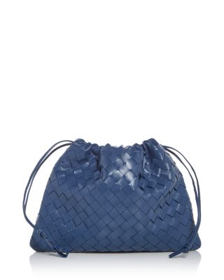 Dustbag Intrecciato Leather Shoulder Bag