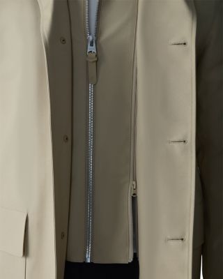 Mathias 3-in-1 Balmacaan Coat with Removable Down Liner