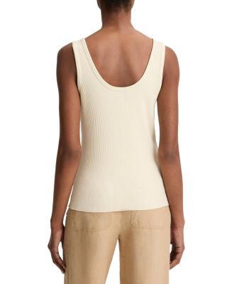 Ribbed Henley Tank  