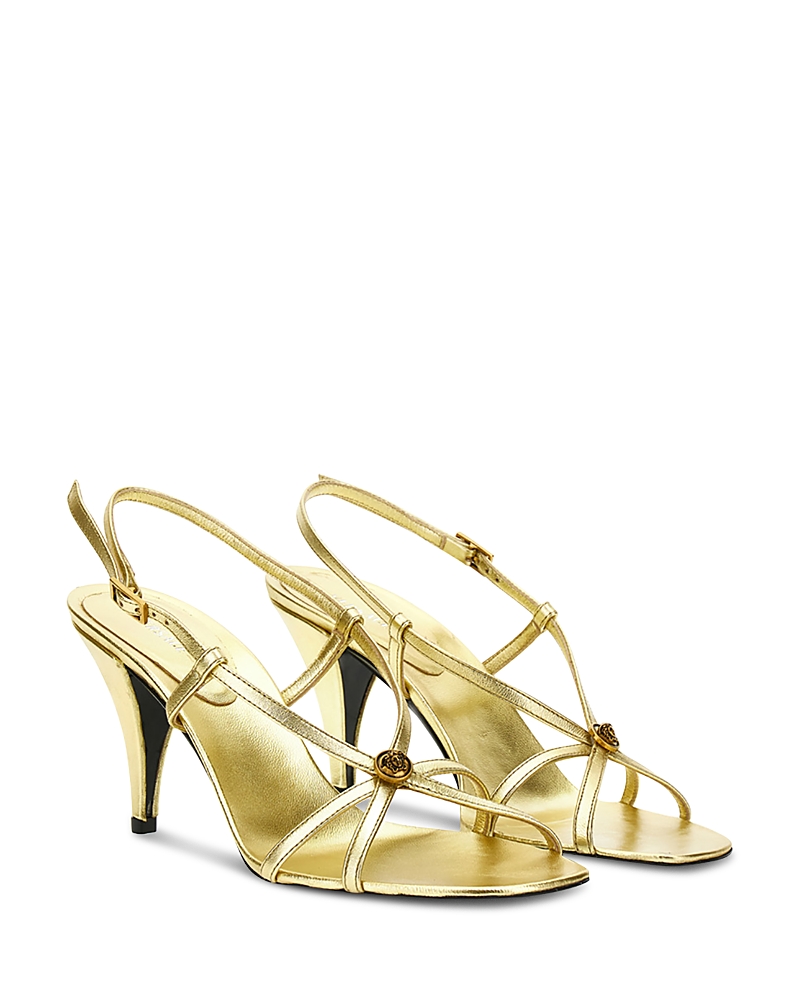 Versace Women's Laminated Leather Sandals