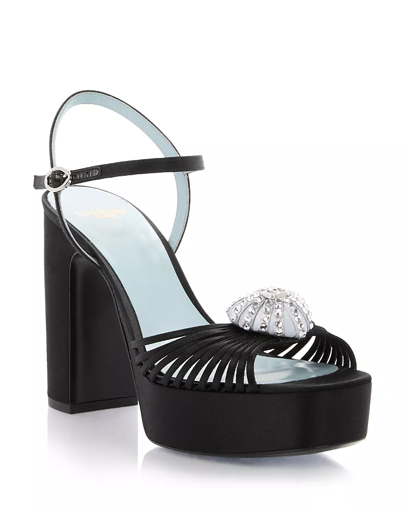 Valentino Garavani Women's Embellished Platform Sandals