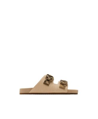  Women's Raffia-effect Urchin Sandals