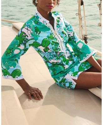  Shealyn 3/4 Sleeve Stretch Cotton Dress