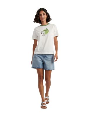  Women's Snoopy Apple T-Shirt