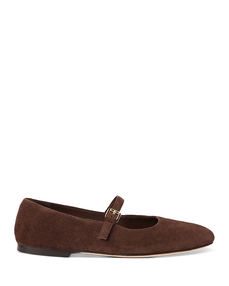Whistles Women's Suede Mary Jane Ballet Flats