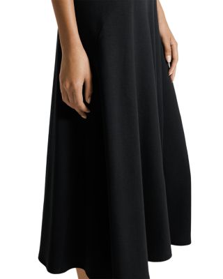 V Neck Midi Dress