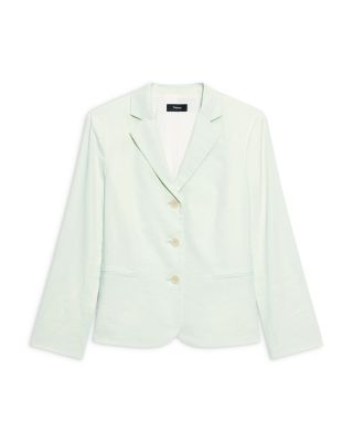 Shrunken Linen Blend Jacket 