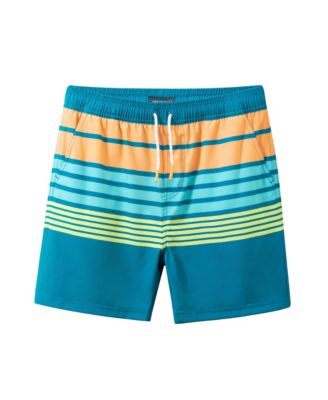  Stripe Comfort-Stretch Lined Boardshort - Big Kid