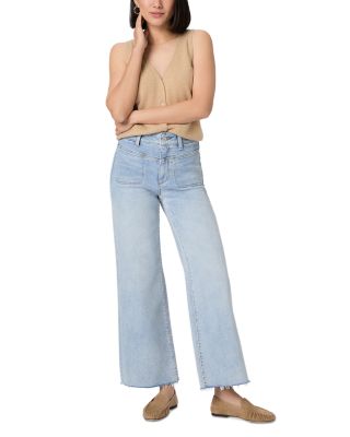 Petite Anessa High Rise Wide Jeans in La Belle