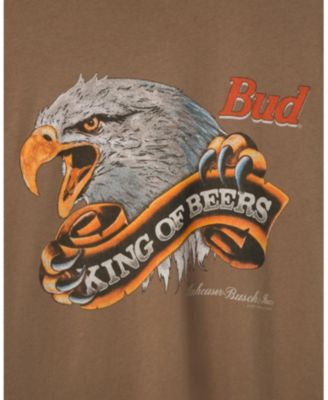  Unisex Budweiser King of Beers Eagle Vintage Tee