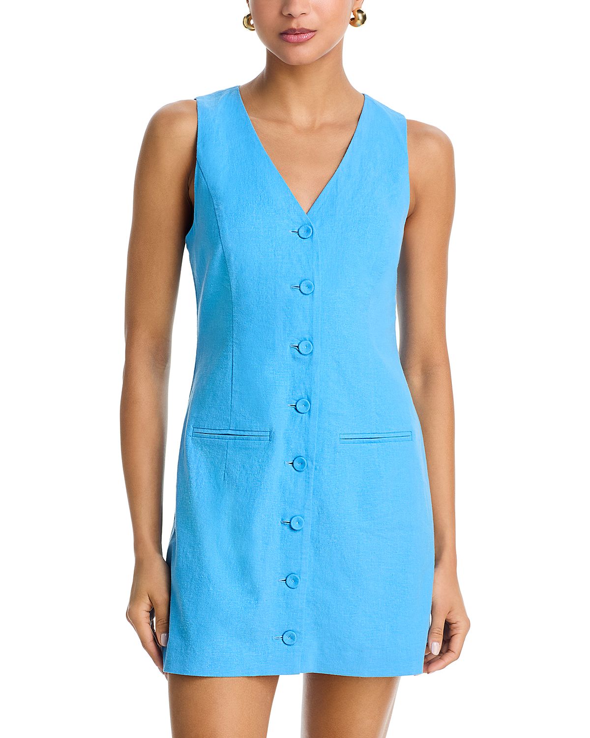 French Connection Aspen Sleeveless A Line Mini Dress