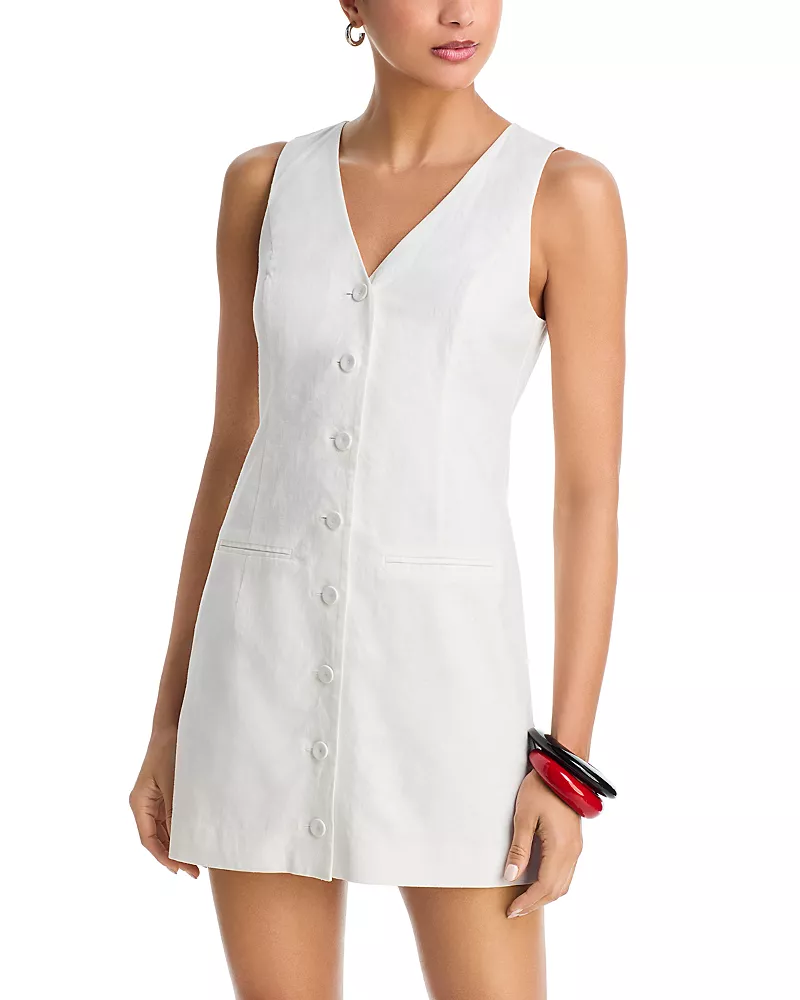 French Connection Aspen Sleeveless A Line Mini Dress