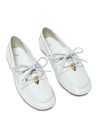 Women's Leather Boat Shoe Loafers