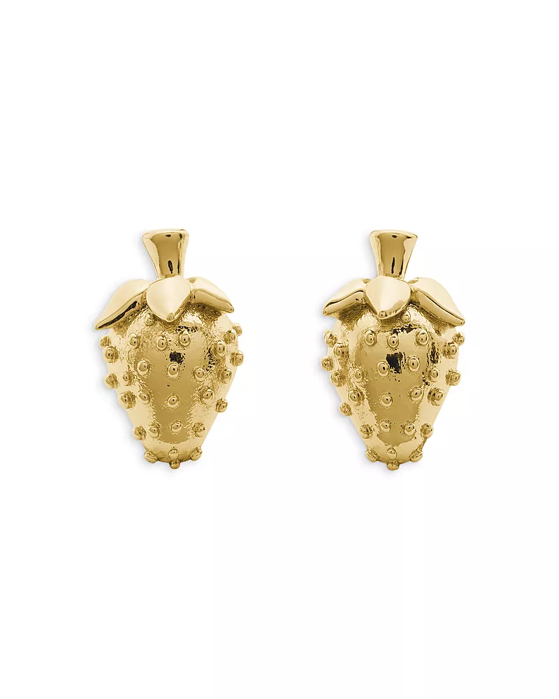 kate spade new york Secret Garden Strawberry Statement Stud Earrings
