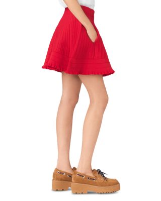 Compact Knit Short Skirt