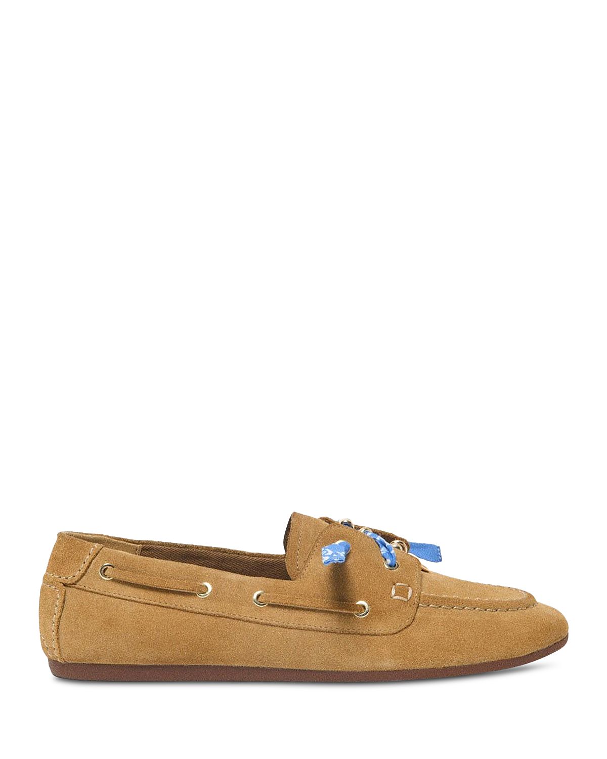 Maje Women's Suede Boat Shoe Loafers