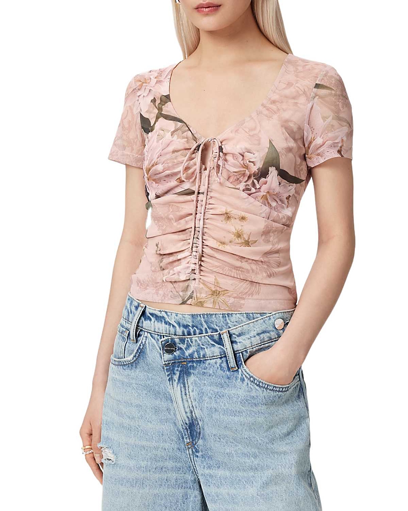 Allsaints Gabby Mesh Top