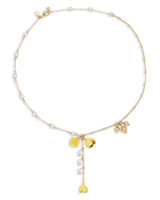 Golden Bloom Y Necklace, 16-19"  