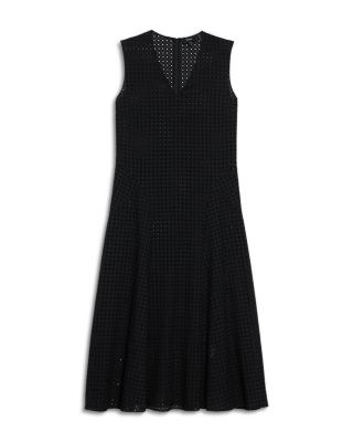 Eyelet Embroidered Midi Dress