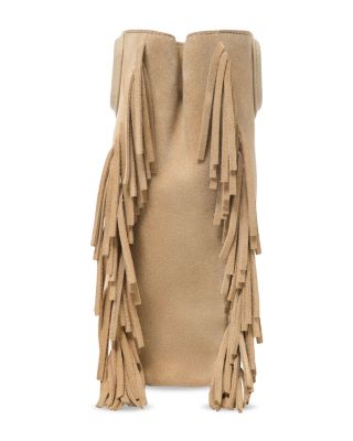 M Suede Fringe Bag