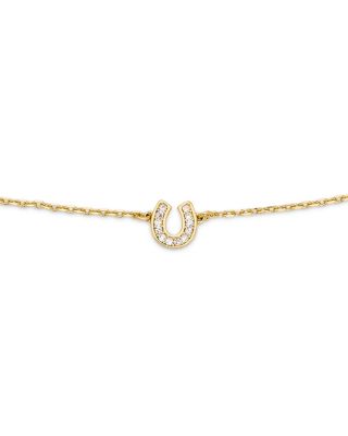 You're A Gem Pav&eacute; Horseshoe Bracelet