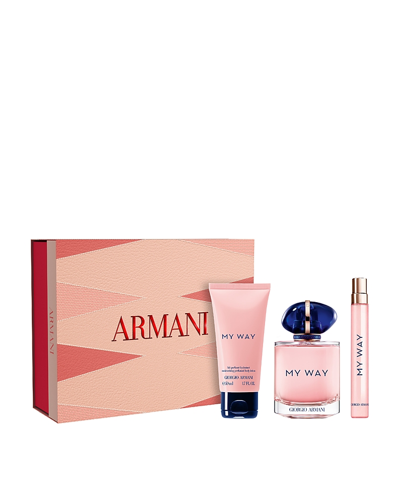 Armani Collezioni My Way Eau De Parfum & Body Lotion Mother's Day Fragrance Gift Set In Transparent